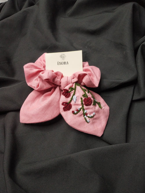 "Blush Graden Scrunchies"